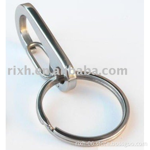 casting titanium hook,titanium 18mm split ring